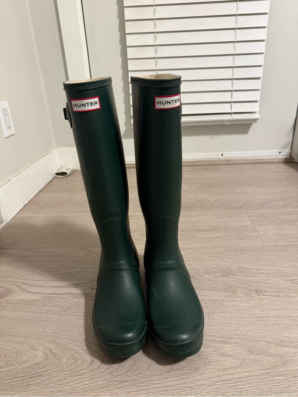 Hunter Tall Rain Boots in Forest Green